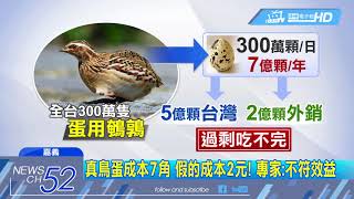 20180309中天新聞台灣年吃5億顆鳥蛋網傳有假的？ 專家揭秘 