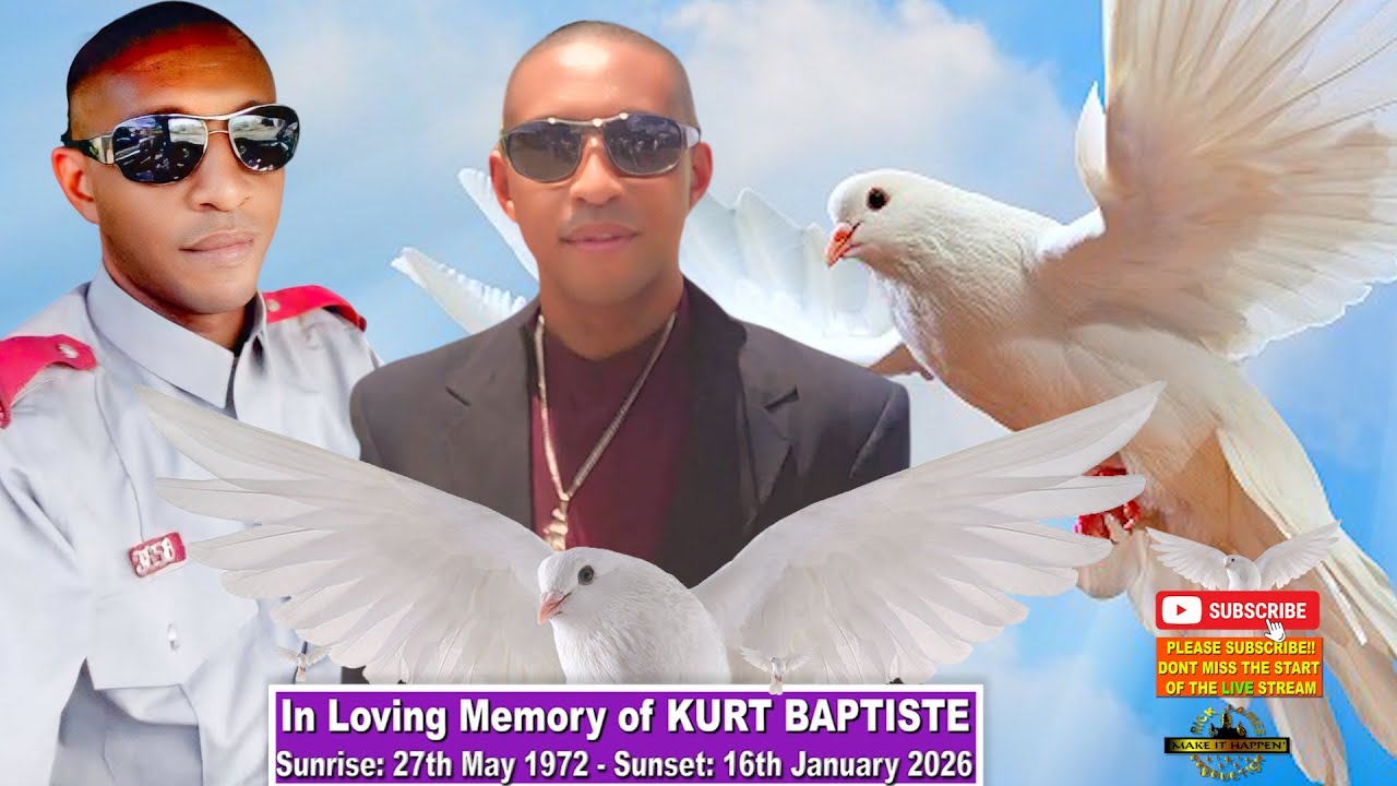 The Funeral Service of KURT BAPTISTE aka 'Eggar, Wire, Chiney man, Kurty'