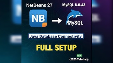Java Database Connectivity in NetBeans 27 with MySQL 8.0.43 | JDBC Full Setup (2025 Tutorial)