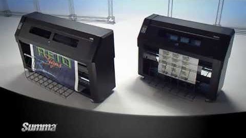 Summa DC4 printer cutter marketing video