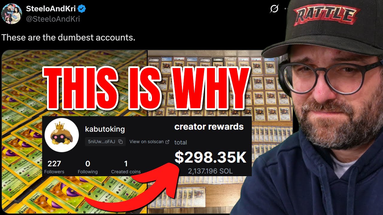 Crypto Schemes Disguised as Pokemon Card Collecting & Philanthropy - Kabuto  King & Imitators