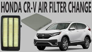 Honda CRV Engine & Cabin Air Filter Replacement (20172022 1.5L)