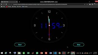 Create Hybrid Clock Using HTML, CSS, JAVASCRIPT