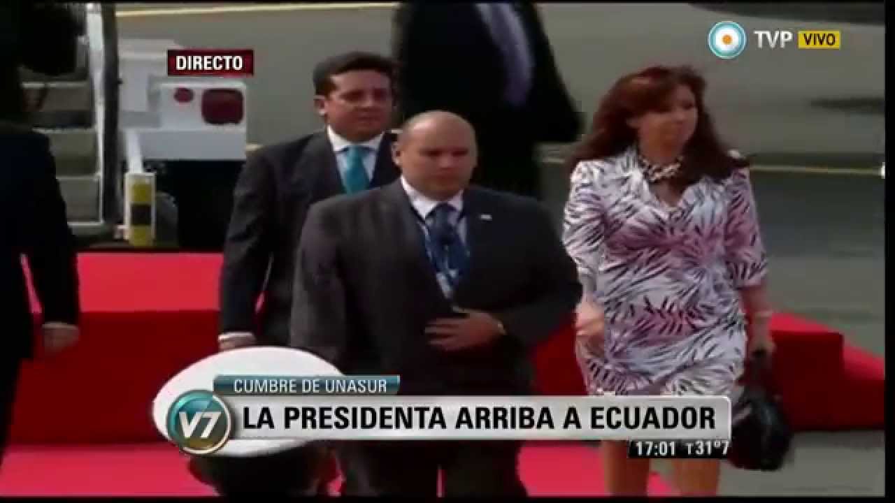 Cristina en la Cumbre de Unasur en Guayaquil cristina fernandez facebook