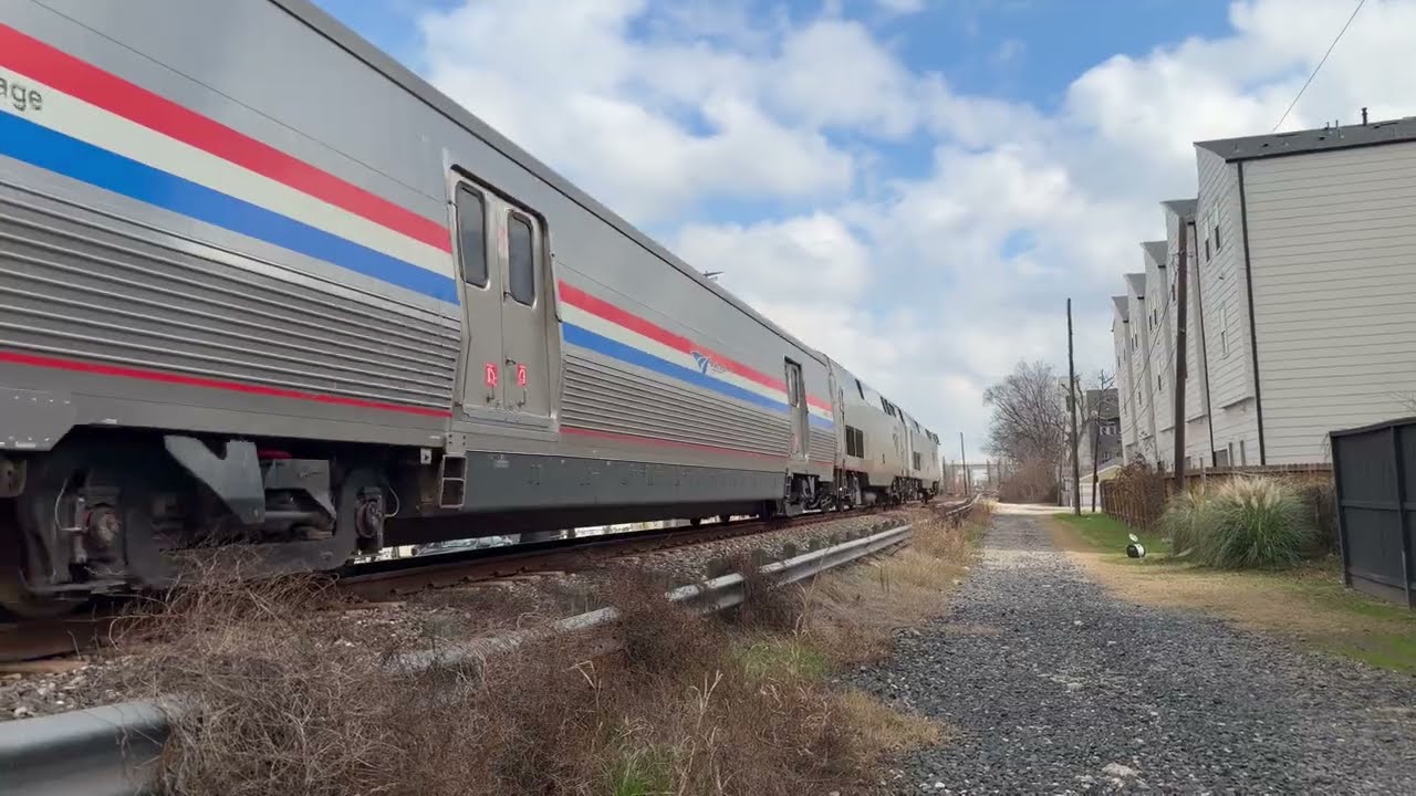 Amtrak #2 just out of Houston, TX stop going through Houston, AV