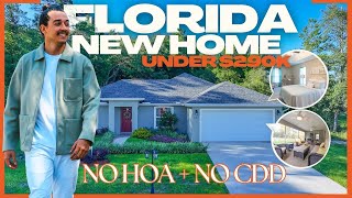 BRAND NEW HOME UNDER $290K, NO HOA, NO CDD | OCALA, FLORIDA HOME TOUR