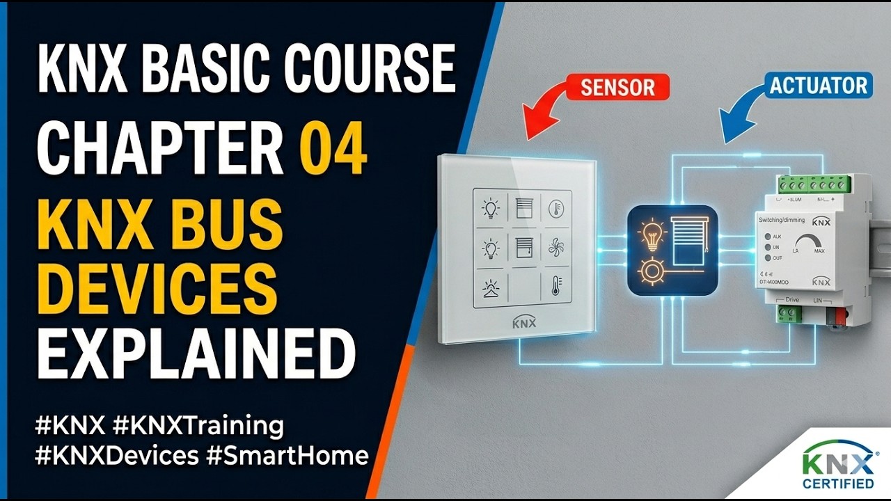KNX Basic Course Chapter 04 | KNX Bus Devices Explained Step-by-Step# ...