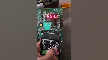 invt control card oc3 problem repair with motor testing