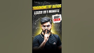 Trigonometry Table In Just 1 Minute | How To Remember Trigonometry Table? | Math #trigonometrytable