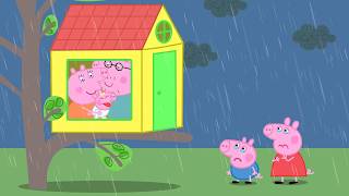 Evie Pig don't abandon Peppa in the rain!? - Peppa Funny Animation