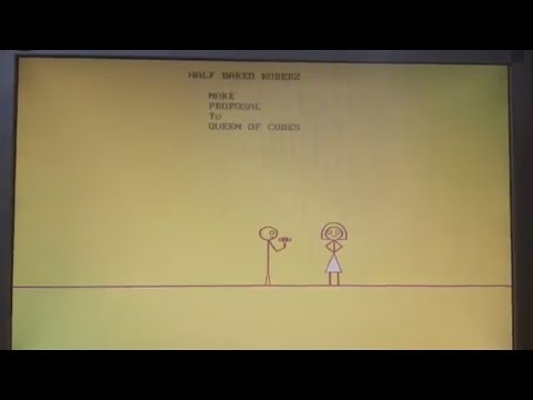 A cute Love proposal using C-graphics