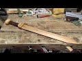 How to Make a Wooden Sword (Roman Gladius) Out of Scrap