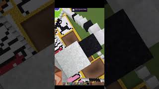 Minecraft Skull Pixel Art 💀 | Easy & Satisfying Build #shorts #minecraft