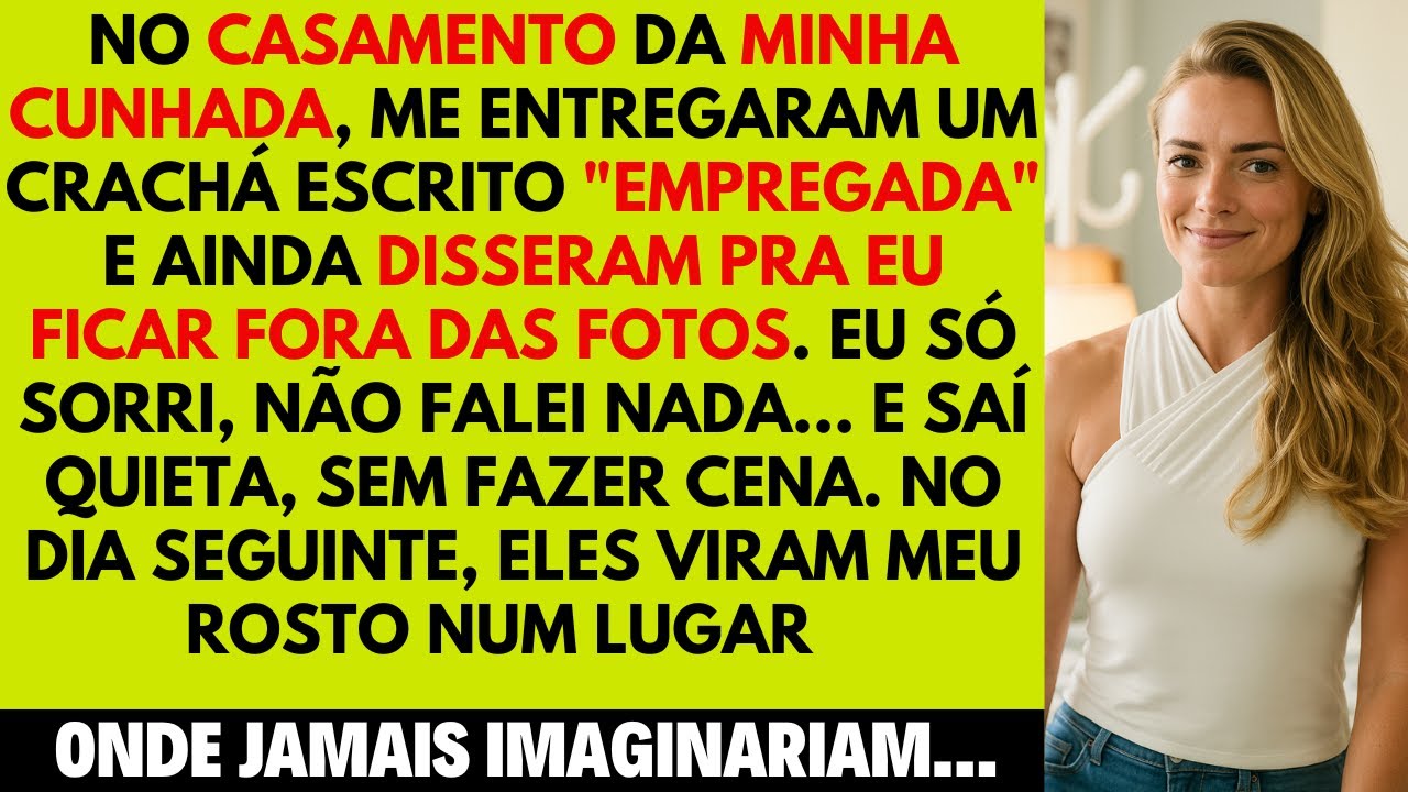 No casamento da minha cunhada, me chamaram de ‘empregada’ — então eu fui embora sem olhar pra trás.