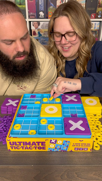 Come Play Ultimate Tic Tac Toe With Us! #UltimateTicTacToe #boardgames #couple #relatablepartner