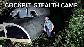 I Found a Hidden Cockpit in the Woods and Tried to  Stealth Camp There