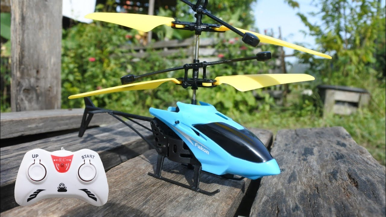 Blue Color Exceed Helicopter Unboxing and testing