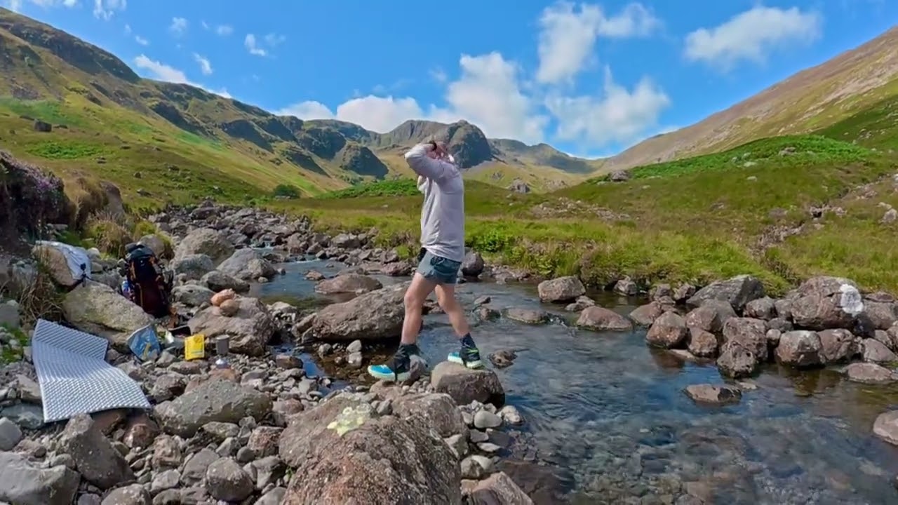 Lake District , solo hiking and camping .