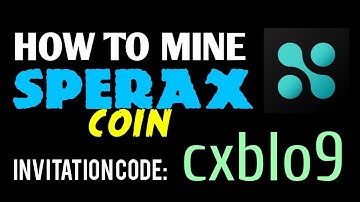 How to Mine Sperax Coin