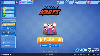 Smash Karts Crazy Game Gameplay