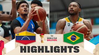 Venezuela 🇻🇪 v Brazil 🇧🇷 | Extended Highlights | FIBA Basketball World Cup 2027 Americas Qualifiers