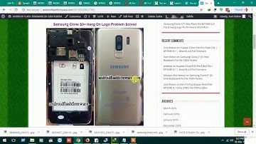 Samsung Clone S9+ Flash File Mt6580 7.1 Frp & Hang Logo Lcd Fix Firmware Stock Rom