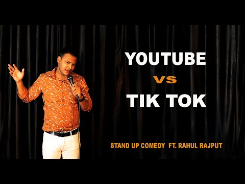 Youtube vs Tik Tok || Stand up comedy || ft. Rahul rajput || Carryminati || Support