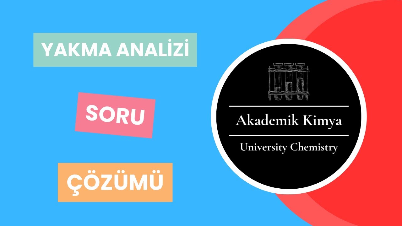 Yakma Analizi Soru Çözümü - Combustion Analysis Example