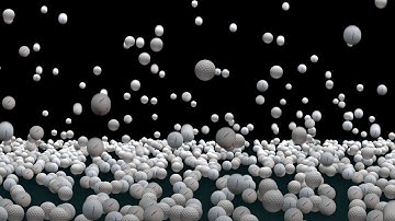 Bouncing Golf Balls - Free Motion Background