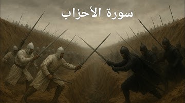 سورة الأحزاب بصوت أحمد بن طالب | سرد بصري يعيدك لزمن الأحزاب