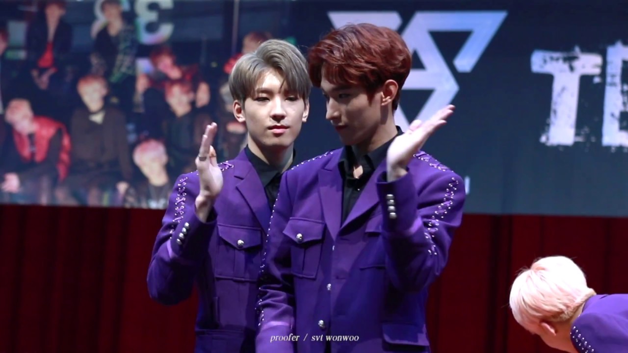 171112 세븐틴 박수 목동팬싸인회 캠프파이어 wonwoo focus