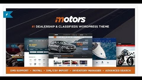 Motors – Car Dealer, Rental & Classifieds WordPress Theme