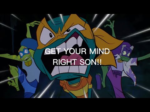 Rise of the TMNT moments that my sister and I quote daily