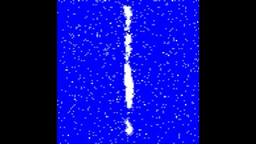 MD simulation of a bubble nucleation track