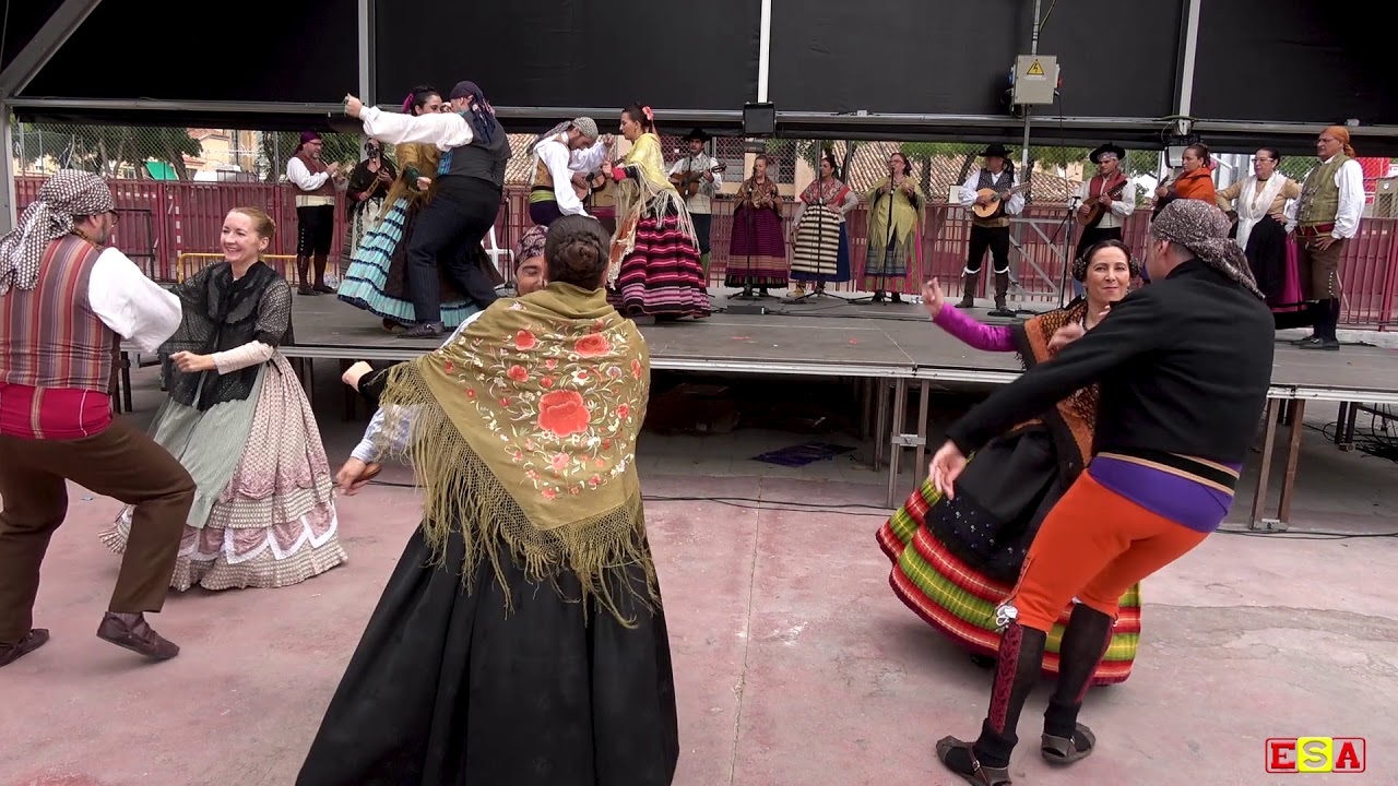 Grupo Folclórico, Abuela Santa Ana.  Pardicas. Feria de Albacete, 2019.