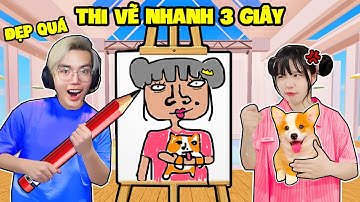 SAMMY PHÁT ĐIÊN KHI PHONG CẬN VẼ QUÁ XẤU | THỬ THÁCH THI VẼ NHANH 3 GIÂY TRONG ROBLOX