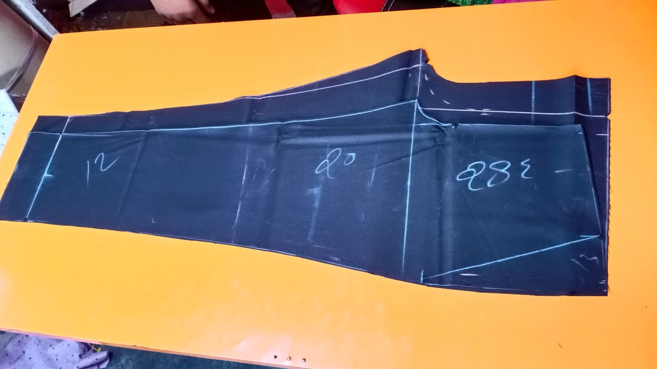 28 Kamar ki pant cutting karna sikhen / fitting pant cutting / Naina