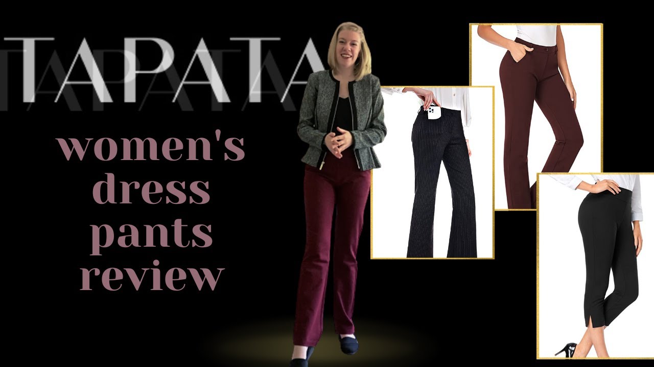 TAPATA Dress Pants Review 