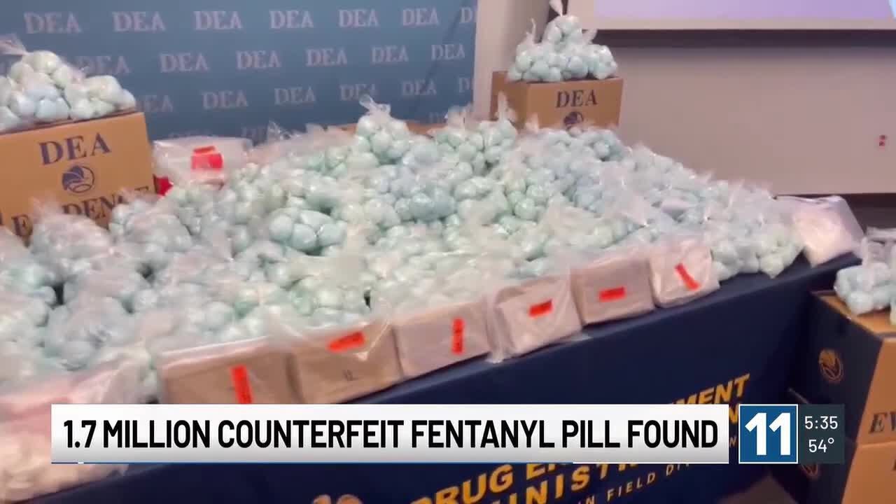 1.7 million counterfeit fentanyl pills found in Colorado - YouTube