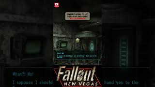 FISTO DRIVES A HARD BARGAIN....NOT THIS TIME BUDDY | #fallout #falloutnewvegas #shorts