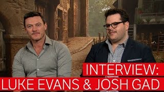 Luke Evans & Josh Gad on 'Beauty & The Beast'
