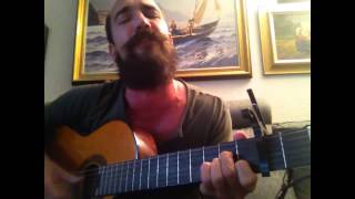 Video thumbnail of "Amsterdam - Jacques Brel/David Bowie (acoustic guitar cover)"