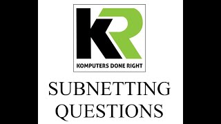 IPv4 Subnetting problems 3rd octet Feb  11th   Part 2