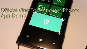 Official Vine for Windows Phone App Demo (MyNokiaBlog)