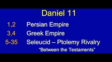 Daniël Hoofdstuk 11 Verzen 1-35 | De stille jaren | Charles W. Missler