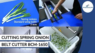 Spring Onion Cutting Machine | Industrial Green Onion Cutter BCM-1650