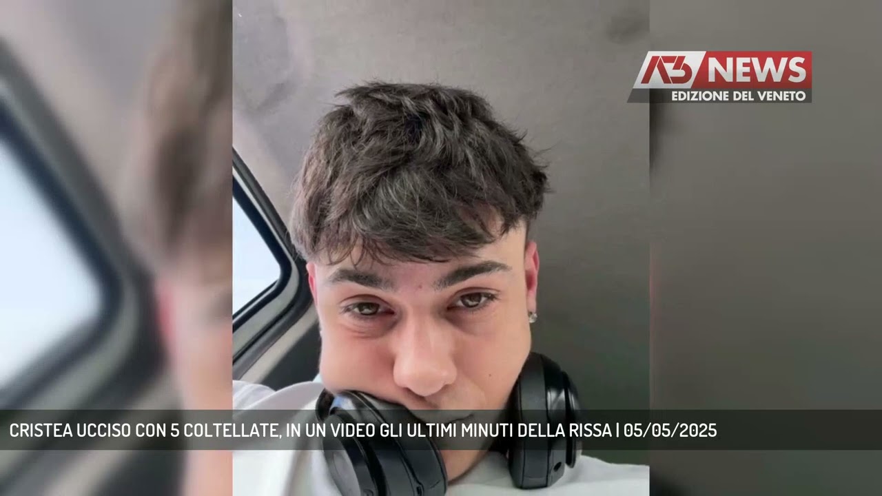 CRISTEA UCCISO CON 5 COLTELLATE, IN UN VIDEO GLI ULTIMI MINUTI DELLA RISSA | 05/05/2025