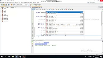 Program java menghitung luas persegi panjang dengan menerapkan variabel global dan variabel lokal