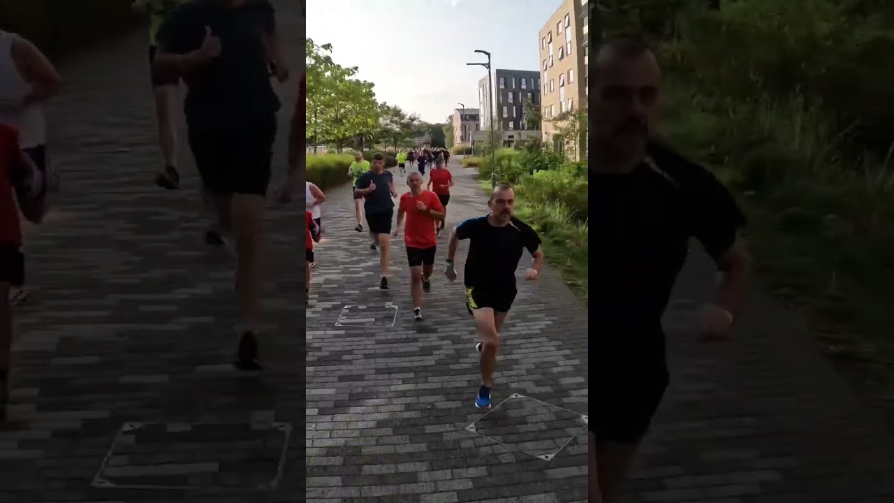 University of Northampton parkrun - looking back. 