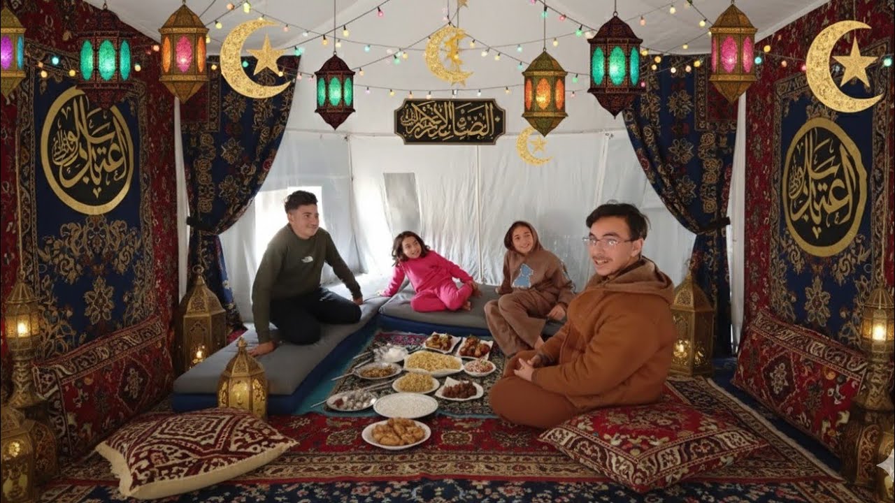  اول فطور في رمضان 🌜 شوصار معنا ليش تأخرنا بتجهيز 